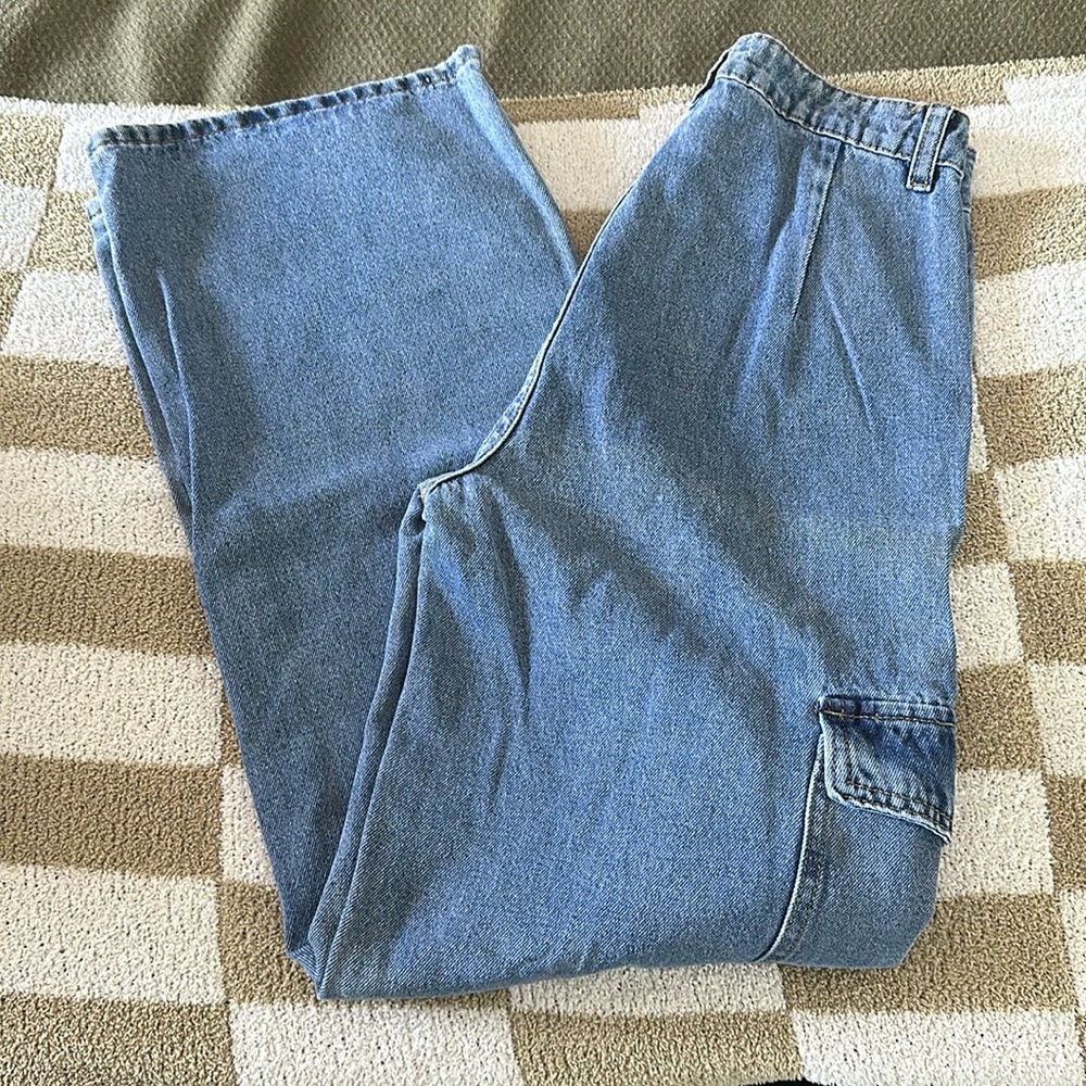 Wide leg jeans